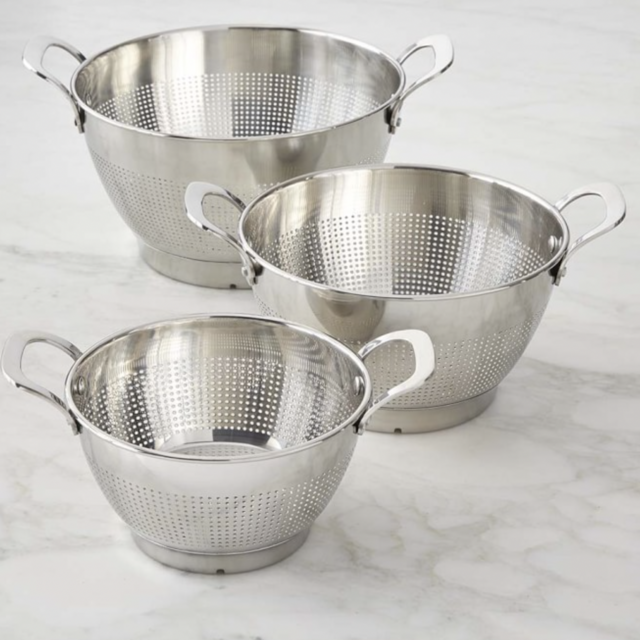 Williams Sonoma Stainless-Steel Colanders