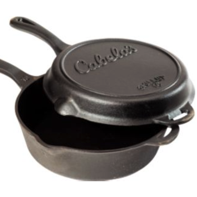 Cabela's Outfitter Series™ Cast-Iron Deep Skillets