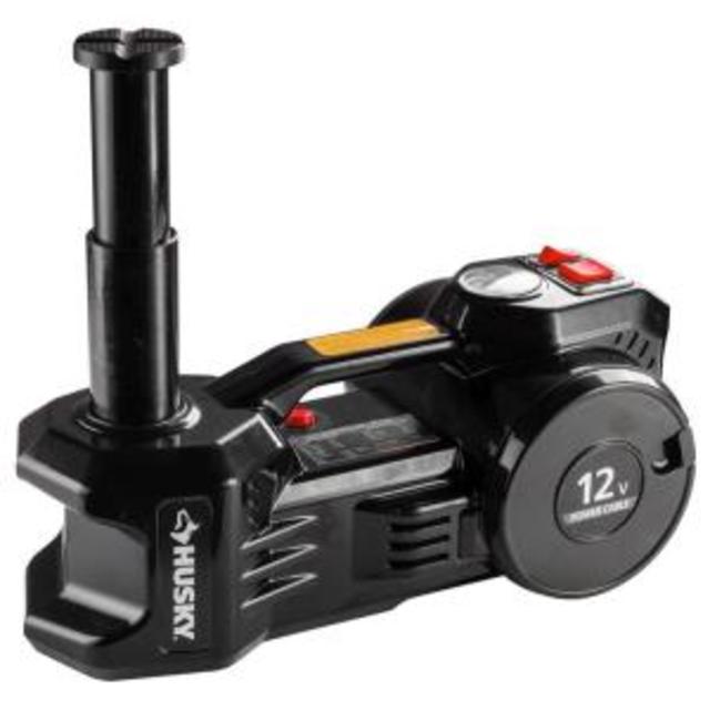 1-Ton Multi-Function 2-in-1 12-Volt Jack/Inflator