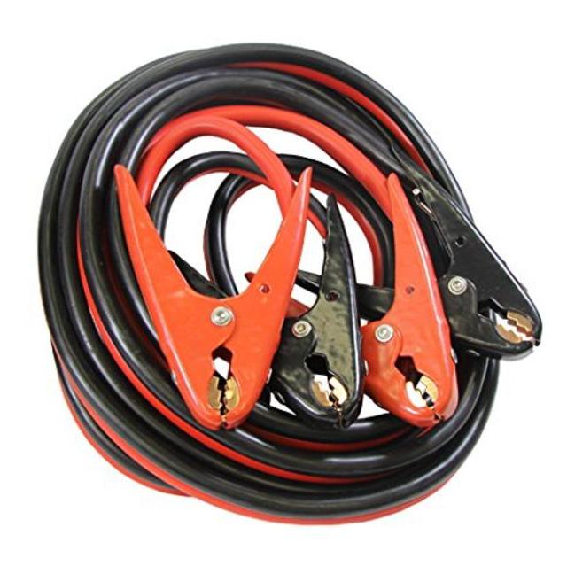 FJC (45244) 20' 2-Gauge Booster Cable with 600 Amp Rating Parrot Clamp