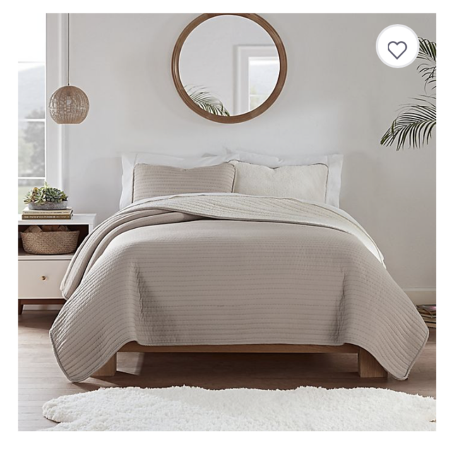 UGG® Devon Sherpa 3-Piece Reversible Full/Queen Quilt Set in Oatmeal