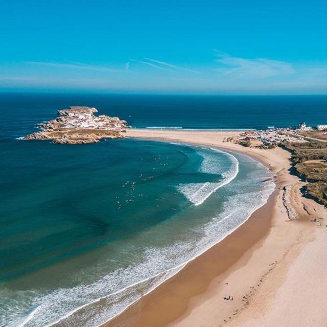 Surf Lesson on our Honeymoon... in Baleal, Portugal