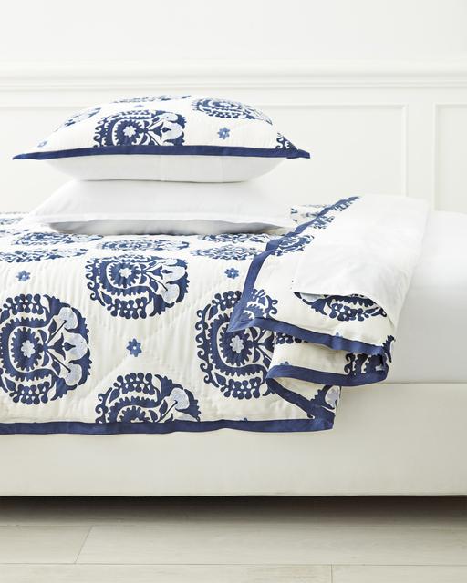 Suzani Quilt [Queen-Navy]