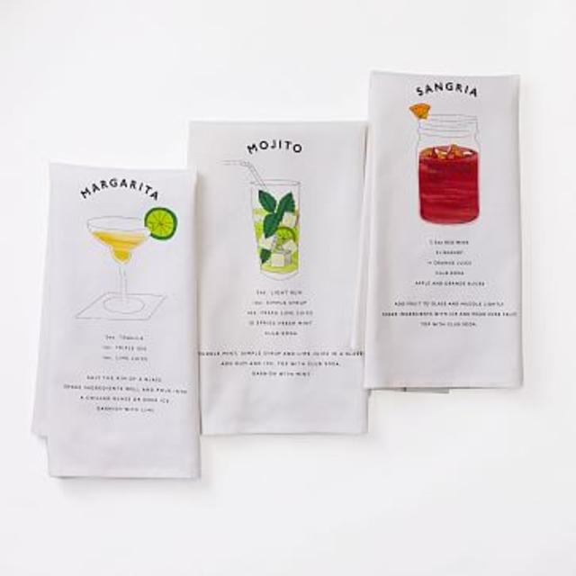 Summer Drinks Tea Towels (Set of 3)