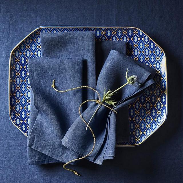 Italian Washed Linen Napkins, Set of 4