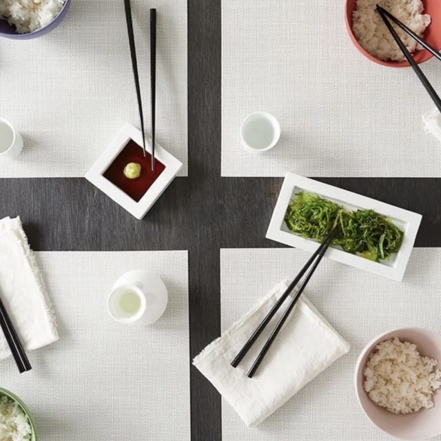 Chilewich Mini Basketweave Placemat 14" x 19 Set of 4