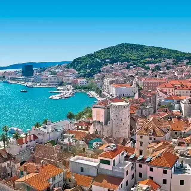 A night in Split, Croatia