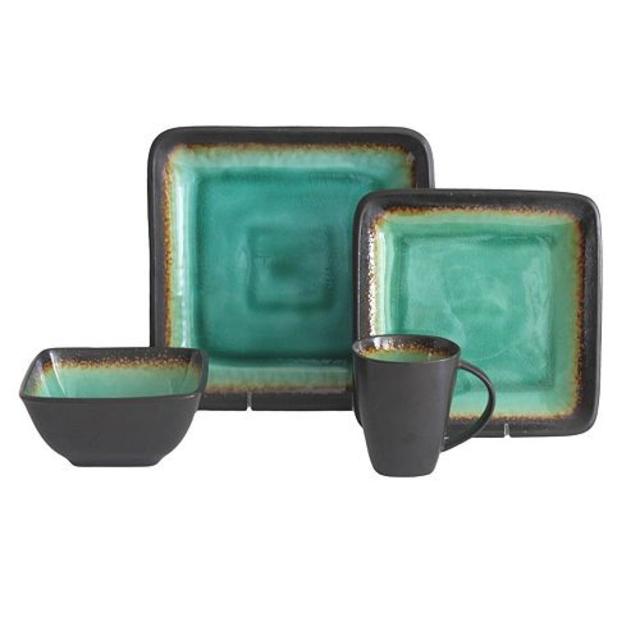 Baum Max Jade 16-pc. Square Dinnerware Set