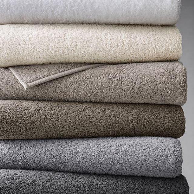 Garment-Washed Turkish Terry Towel Set (Iron)