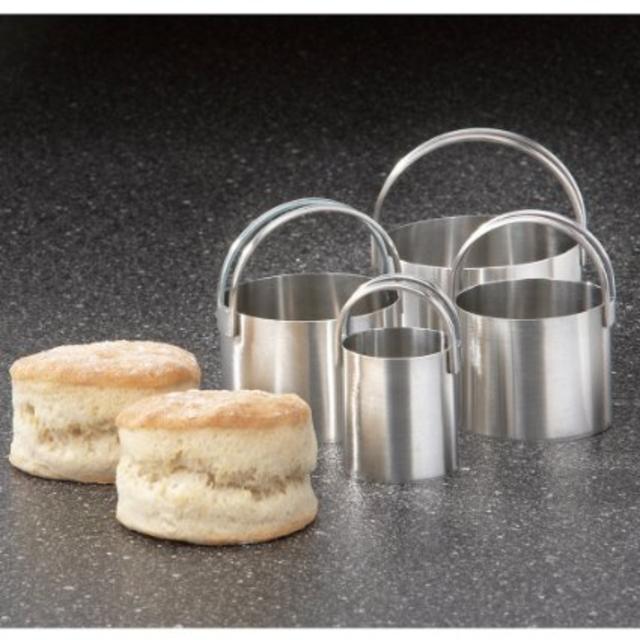 RSVP Endurance 4 Piece Stainless Steel Biscuit Cutter Set