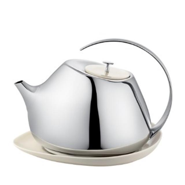 Georg Jensen Helena Teapot with Coaster