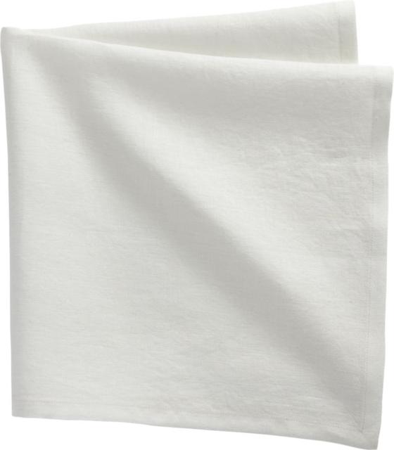 bolt white linen napkin