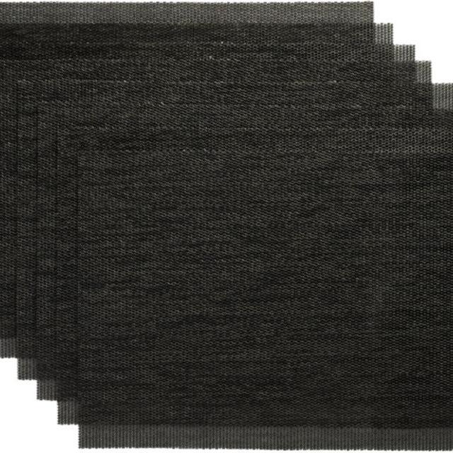 set of 8 net carbon placemats