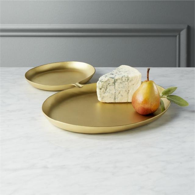 arnold gold serving platter