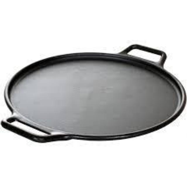 Lodge Cast Iron Pizza Pan, Black, 14-inch