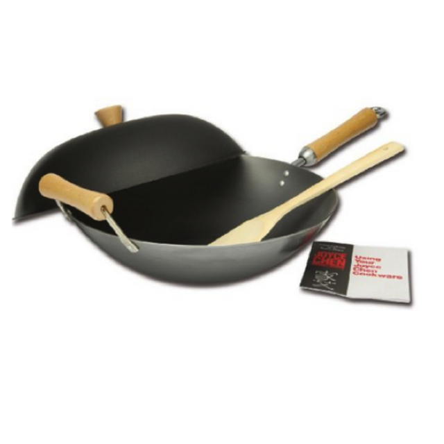 Joyce Chen 4 piece Carbon Steel Wok