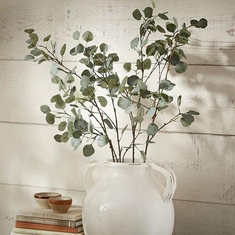 Faux Eucalyptus Branch - Pottery Barn.