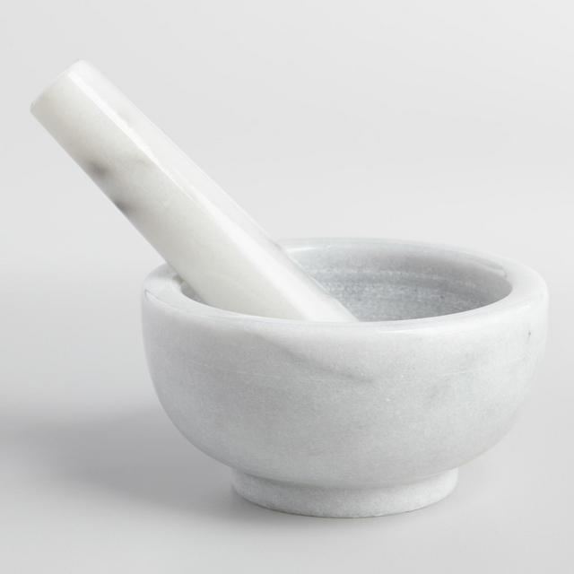 Marble Mortar and Pestle