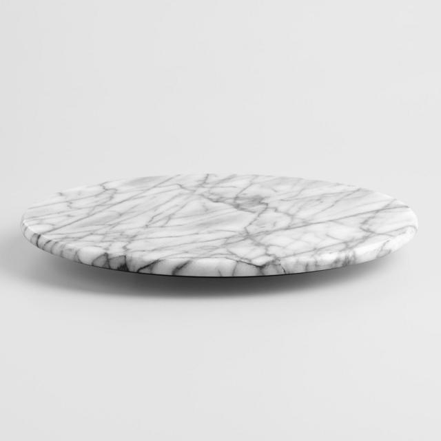 White Marble Lazy Susan