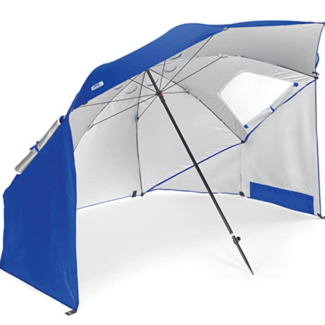 Sport-Brella Vented SPF 50+ Sun and Rain Canopy Umbrella for Beach and Sports Events (8-Foot)