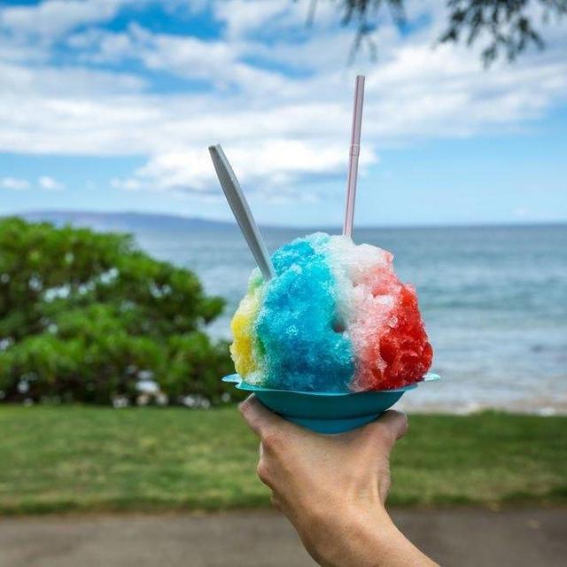 A week's worth of Hawaiian shaved ice