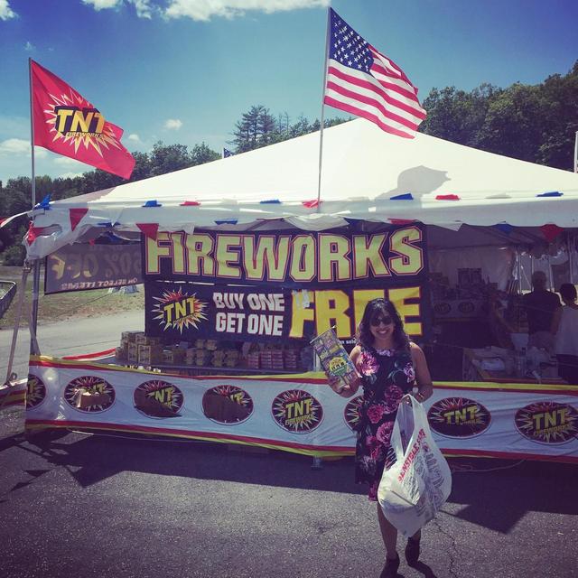 Fireworks in the Catskills