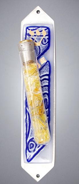 Crushed Wedding Glass Mezuzah