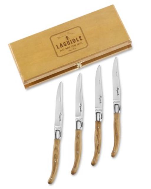 Laguiole Jean Dubost Olive Wood Laguiole Jean Dubost Steak Knives