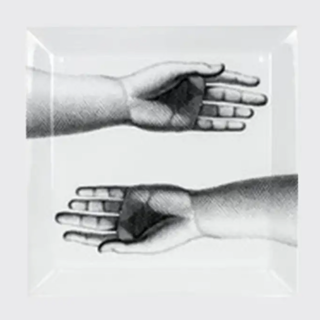 Fornasetti Square Tray Mani Hands