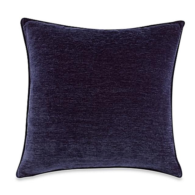 Bacchus II Square Throw Pillow in Navy