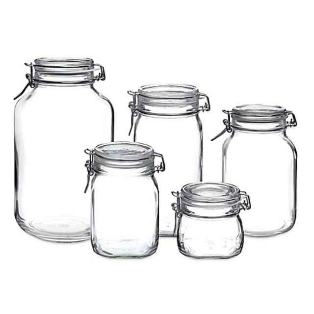 Bormioli Rocco Fido Hermetic 5-Piece Jar Set