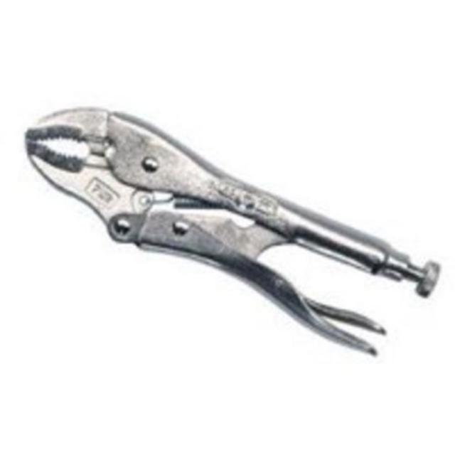 Vise Grip 0502L3 10" Curved Jaw Locking Pliers With Wire Cutter