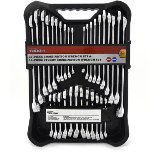 Hyper Tough 32-Piece Combination Wrench Set