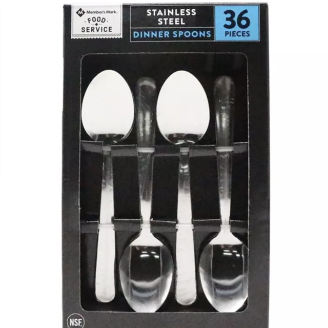 Member's Mark Stainless Steel Dinner Spoons (36 ct.)