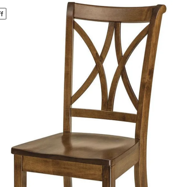 Custom Amish built dining chair