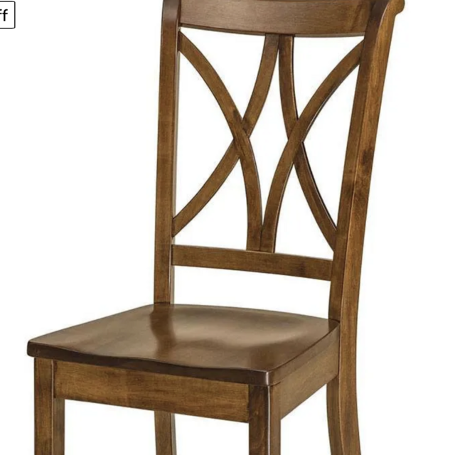 Custom Amish built dining chair