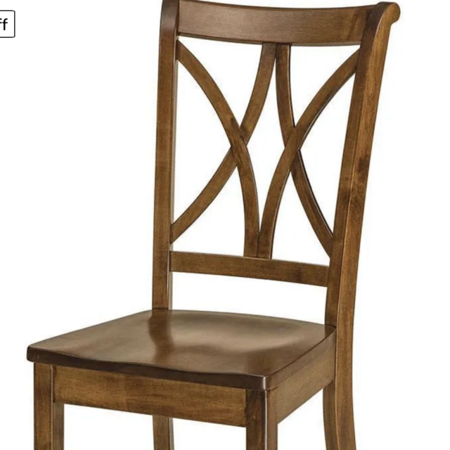 Custom Amish built dining chair