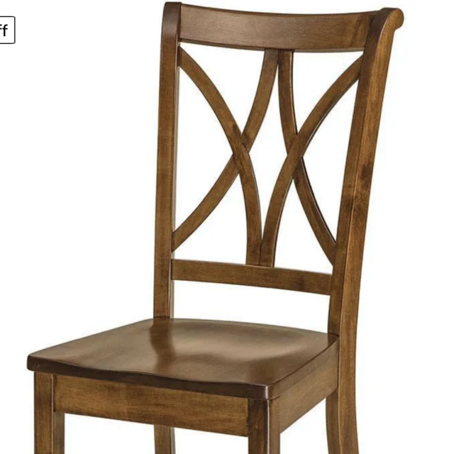 Custom Amish built dining chair