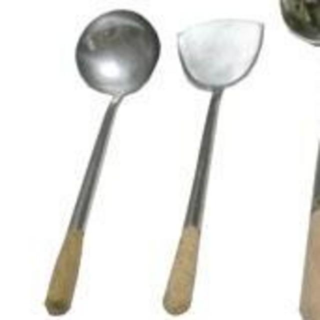 Heavy Gauge Stainless Spatula and Ladle – Home/Commercial Use