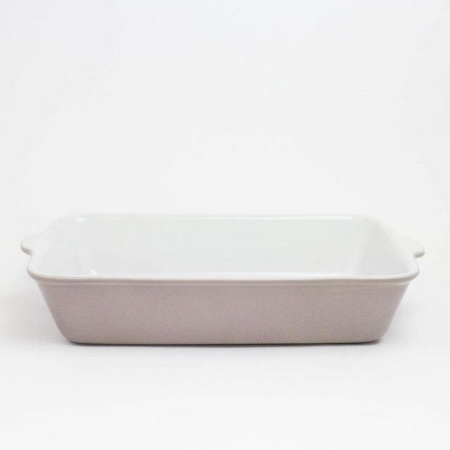 Large Stoneware Baking Dish in Lilac