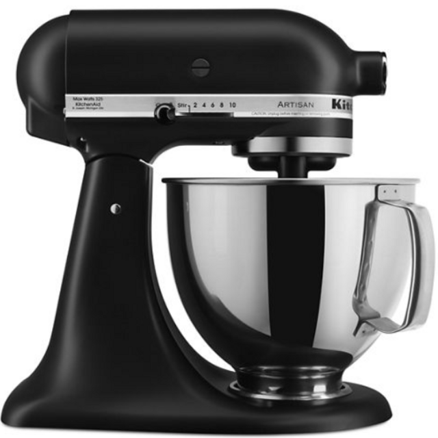 Artisan® Series 5 Quart Tilt-Head Stand Mixer (Matte Black)