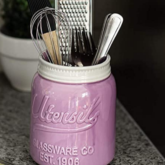 Mason Jar Utensil Holder