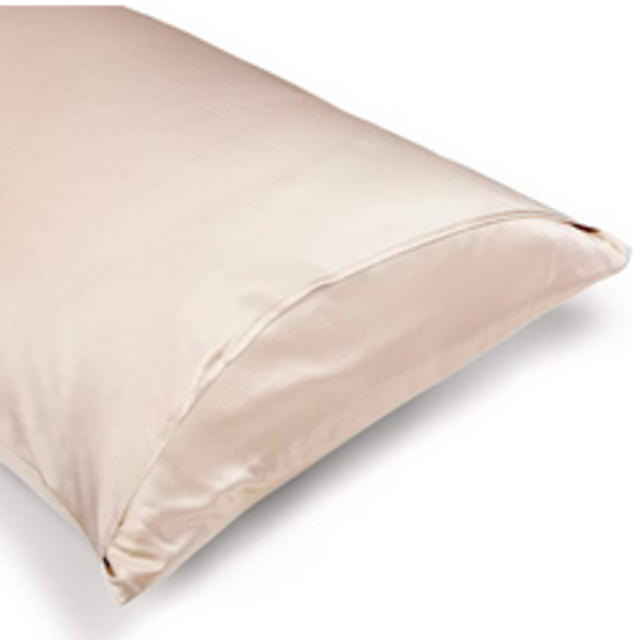 Taupe Silk Pillowcases