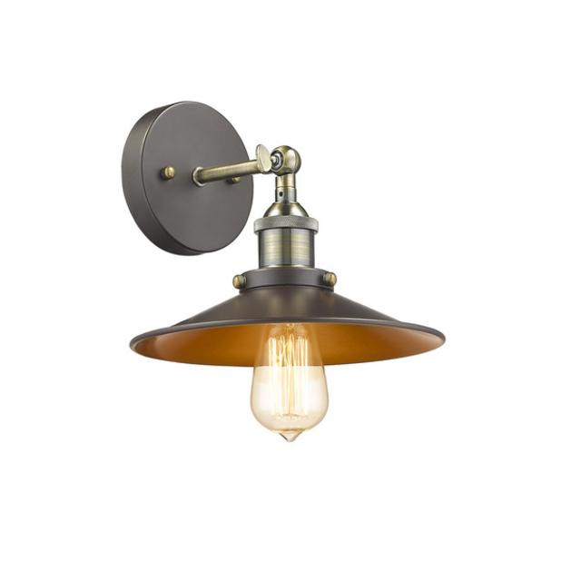 Chloe Lighting Loft/Industrial 1-light Oil Rubbed Bronze Wall Sconce