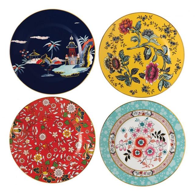 Wonderlust 8in Plate, Set of 4