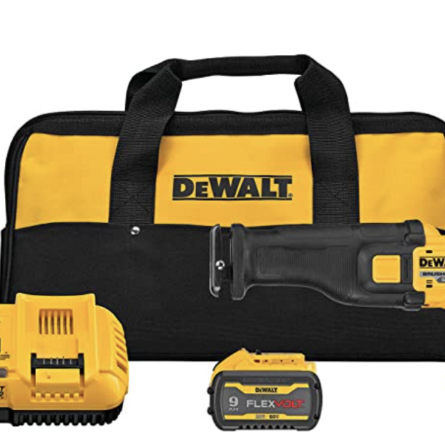DEWALT FLEXVOLT 60V MAX Reciprocating Saw, Cordless Kit (DCS389X1)