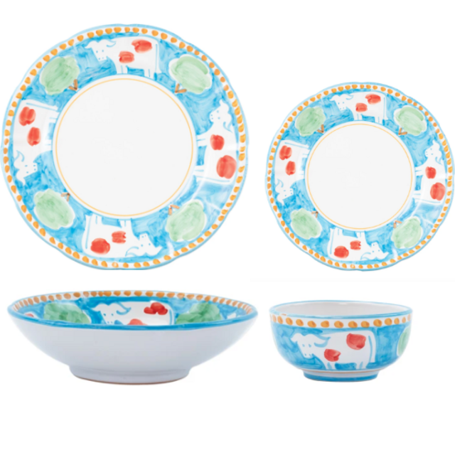 Campagna Mucca 4 Piece Dinner Set