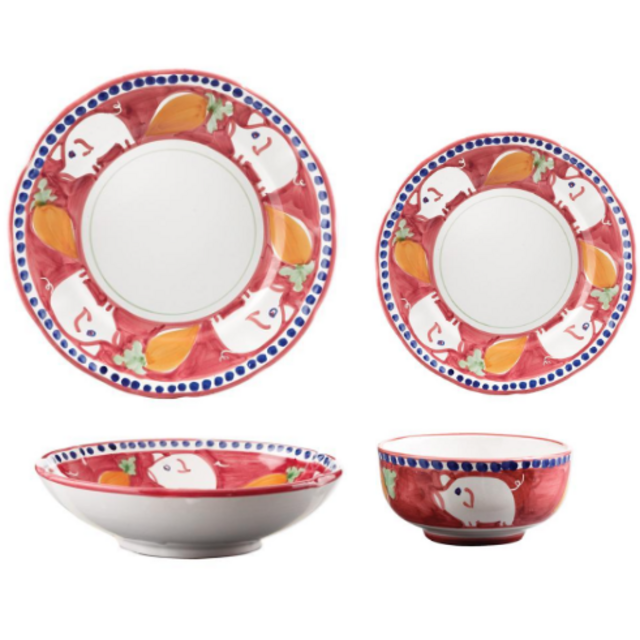 Campagna Porco 4 Piece Dinner Set