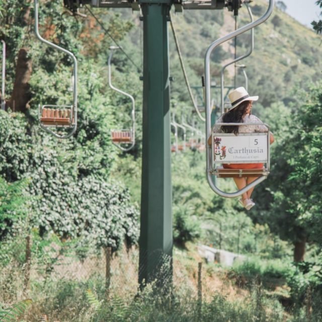 Capri // Chairlift to the top of Mount Solaro