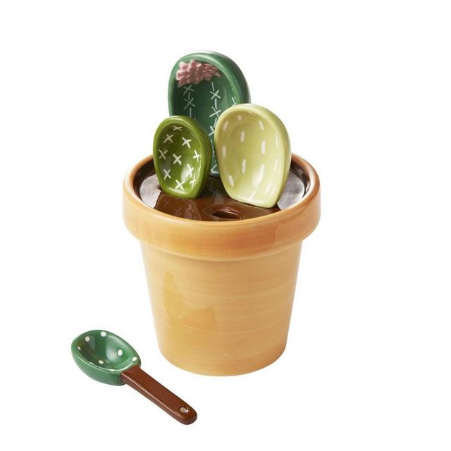 Cacti Measuring Spoons Set with Measuring Cup